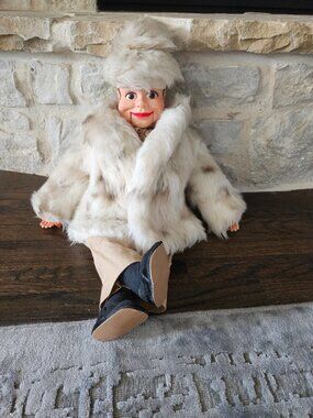 ORIGINAL OWNER VINTAGE 1967 JURO RICKY LITTLE VENTRILOQUIST DUMMY PUPPET DOLL